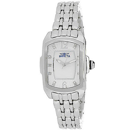 Invicta Women's Quartz Watch - Lupah Mother of Pearl Dial Silver Bracelet | 39768 ,