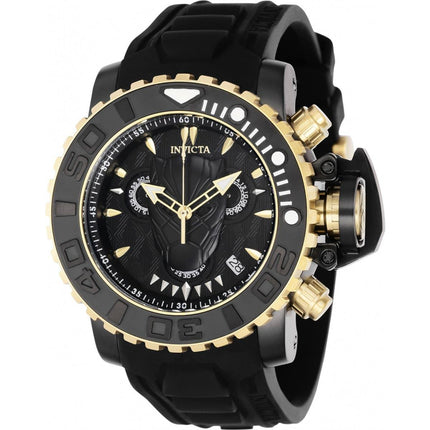 Invicta Women's Quartz Watch - Marvel Black Panther Chronograph Date Display | 34903 ,