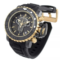 Invicta Women's Quartz Watch - Marvel Punisher Chrono Black and Grey Dial | 34927 ,