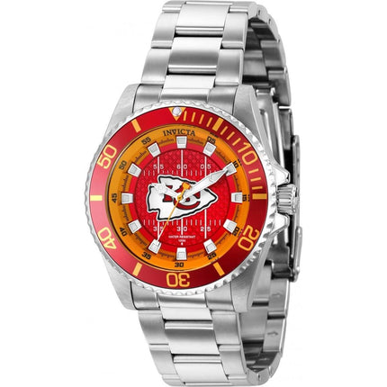 Invicta Women's Quartz Watch - NFL Kansas City Chiefs Orange and Red Dial | 36944 ,