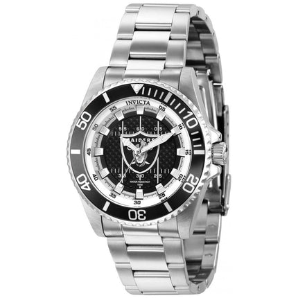 Invicta Women's Quartz Watch - NFL Las Vegas Raiders White and Black Dial | 36936 ,