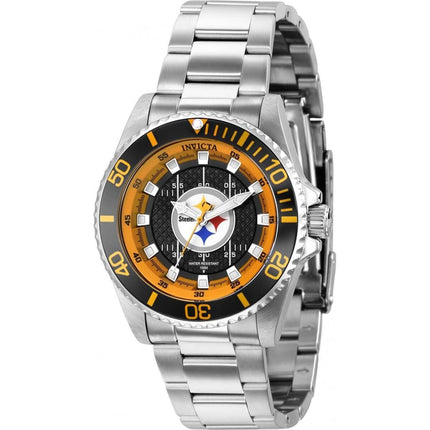 Invicta Women's Quartz Watch - NFL Pittsburgh Steelers Rotating Bezel Steel | 36950 ,