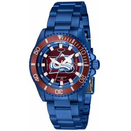 Invicta Women's Quartz Watch - NHL Colorado Avalanche Blue Stainless Steel | 42216 ,