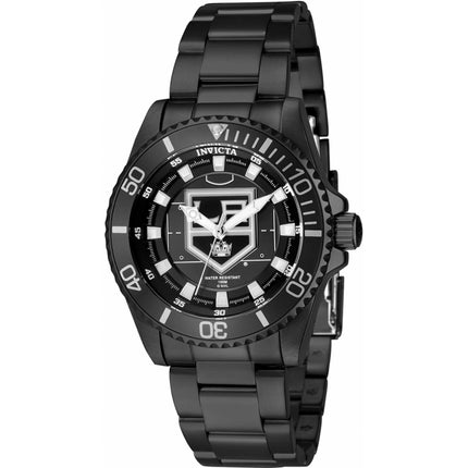 Invicta Women's Quartz Watch - NHL Los Angeles Kings Black Stainless Steel | 42227 ,