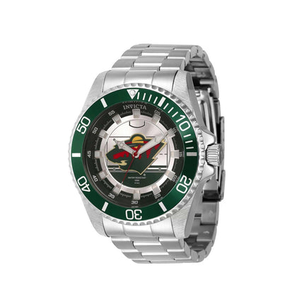 Invicta Women's Quartz Watch - NHL Minnesota Wild Stainless Steel Bracelet | 42214 ,