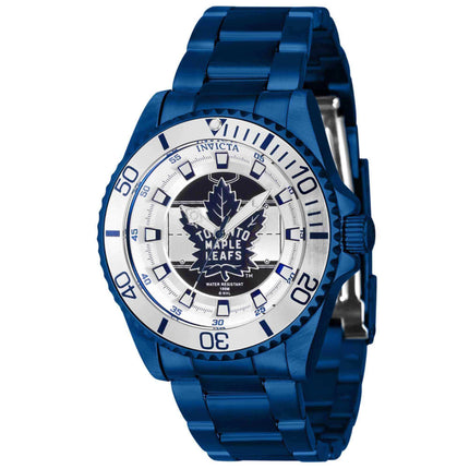 Invicta Women's Quartz Watch - NHL Toronto Maple Leafs Blue Steel Bracelet | 42210 ,