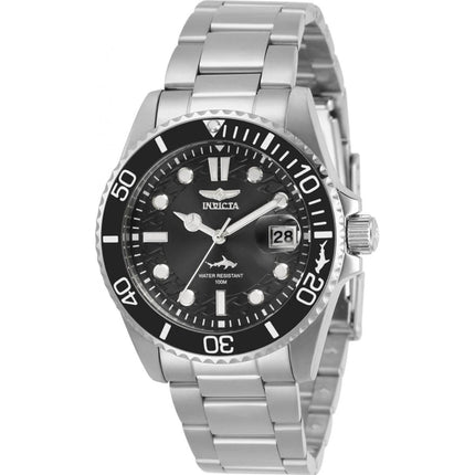 Invicta Women's Quartz Watch - Pro Diver Black Dial Stainless Steel Bracelet | 30479 ,