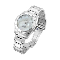 Invicta Women's Quartz Watch - Pro Diver Diamond White Mother of Pearl Dial | 31699 ,