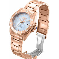 Invicta Women's Quartz Watch - Pro Diver Grey Mother of Pearl Dial Bracelet | 31701 ,