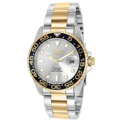 Invicta Women's Quartz Watch - Pro Diver Silver Tone Dial Two Tone Bracelet | 36540 ,