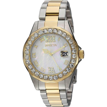Invicta Women's Quartz Watch - Sea Base White Dial Two Tone Steel Bracelet | 20391 ,