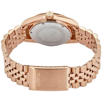 Invicta Women's Quartz Watch - Specialty Black Dial Rose Gold Bracelet | 29412 ,