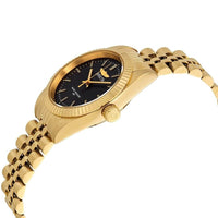 Invicta Women's Quartz Watch - Specialty Black Dial Yellow Gold Bracelet | 29406 ,