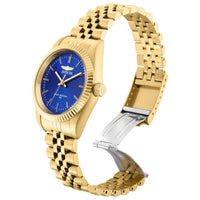 Invicta Women's Quartz Watch - Specialty Blue Dial Yellow Gold Bracelet | 29409 ,