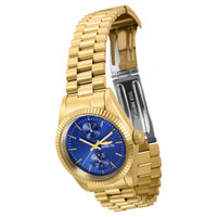Invicta Women's Quartz Watch - Specialty Blue Dial Yellow Gold Bracelet | 29446 ,