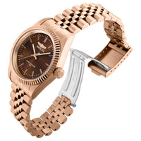 Invicta Women's Quartz Watch - Specialty Brown Dial Rose Gold Bracelet | 29416 ,