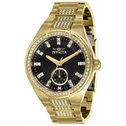 Invicta Women's Quartz Watch - Specialty Crystal and Yellow Gold Bracelet | 38625 ,