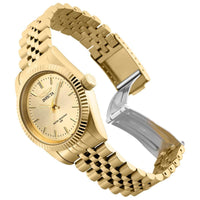 Invicta Women's Quartz Watch - Specialty Gold Tone Dial Bracelet | 29411 ,