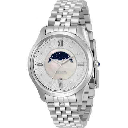 Invicta Women's Quartz Watch - Specialty MOP Dial Silver Bracelet Diamond | 33589 ,