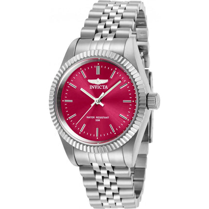 Invicta Women's Quartz Watch - Specialty Red Dial Stainless Steel Bracelet | 29399 ,