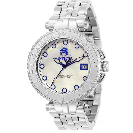 Invicta Women's Quartz Watch - Subaqua MOP Dial Stainless Steel Bracelet | 27465 ,
