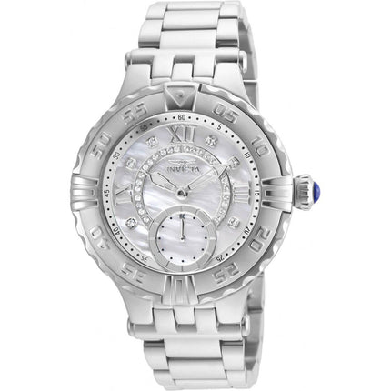 Invicta Women's Quartz Watch - Subaqua White Dial Stainless Steel Bracelet | 26139 ,
