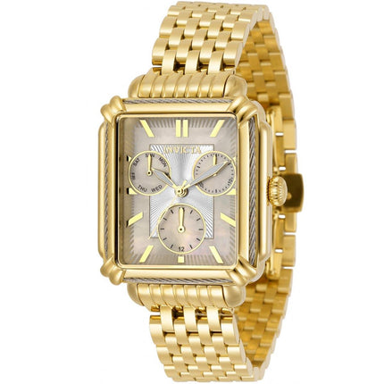 Invicta Women's Quartz Watch - Wildflower MOP Dial Yellow Gold Bracelet | 30856 ,