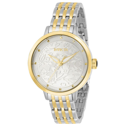 Invicta Women's Quartz Watch - Wildflower Silver Tone Dial Two Tone Bracelet | 31943 ,