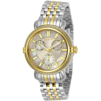Invicta Women's Quartz Watch - Wildflower Two Tone Bracelet White MOP Dial | 30869 ,