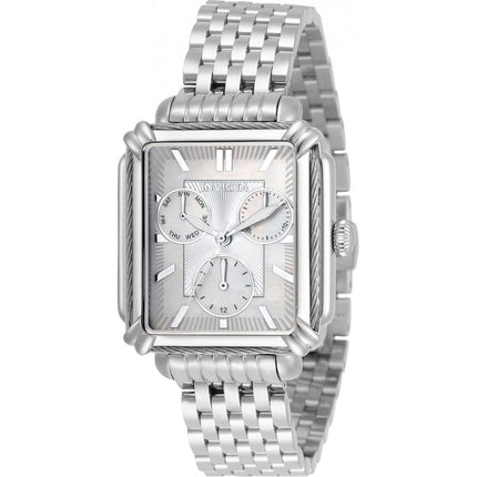 Invicta Women's Quartz Watch - Wildflower White MOP Dial Silver Bracelet | 30855 ,