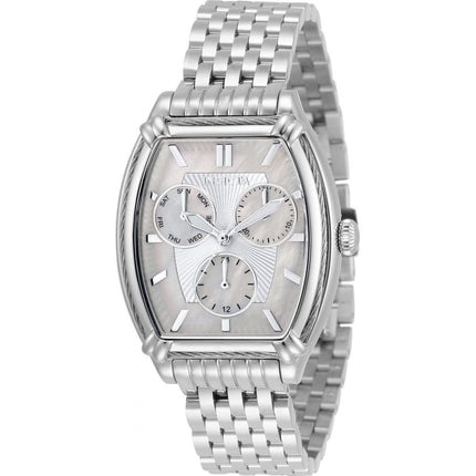 Invicta Women's Quartz Watch - Wildflower White MOP Dial Silver Bracelet | 30861 ,