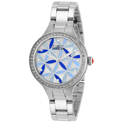 Invicta Women's Quartz Watch - Wildflower White Mother of Pearl Dial Bracelet | 30965 ,