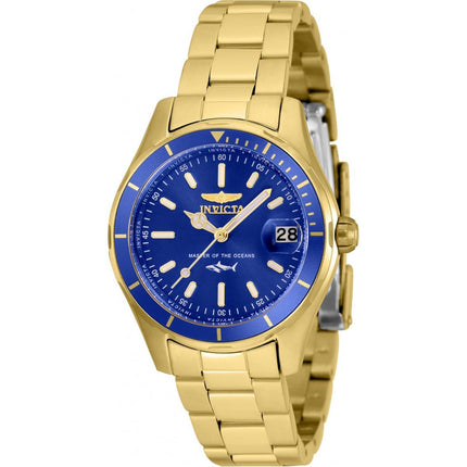 Invicta Women's Quartz Watch - Women's Pro Diver Blue Dial Steel Bracelet | 35603 ,