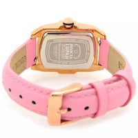 Invicta Women's Strap Watch - Lupah Japanese Quartz Pink Dial Leather | 32817 ,