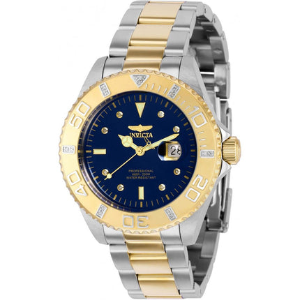 Invicta Women's Swiss Quartz Watch - Pro Diver Blue Dial Two Tone Bracelet | 37020 ,