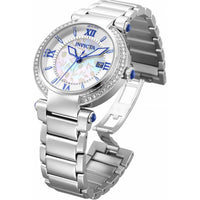 Invicta Women's Watch - Angel Japanese Quartz White MOP Dial Steel Bracelet | 27082 ,