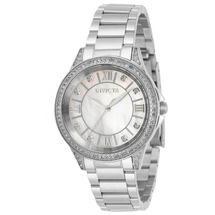 Invicta Women's Watch - Angel Mother of Pearl Dial Stainless Steel Bracelet | 30928 ,