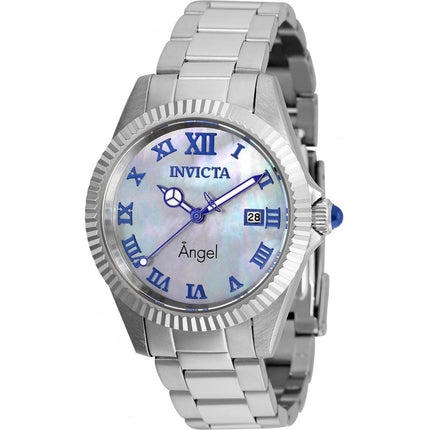 Invicta Women's Watch - Angel Mother of Pearl Dial Stainless Steel Bracelet | 36057 ,