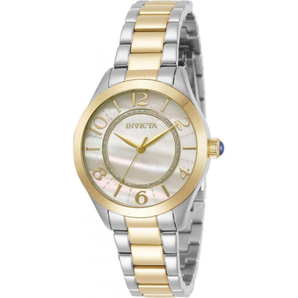 Invicta Women's Watch - Angel Oyster Dial Two Tone Stainless Steel Bracelet | 31108 ,