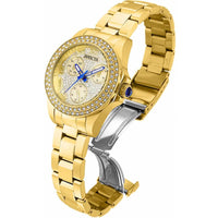 Invicta Women's Watch - Angel Quartz Crystals Pave Gold Tone Dial Bracelet | 28477 ,