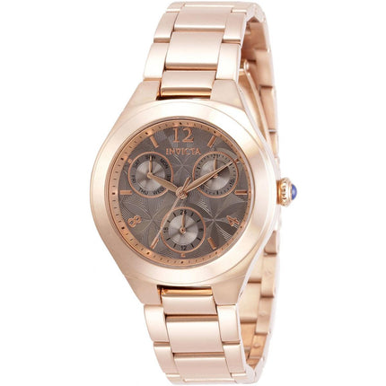 Invicta Women's Watch - Angel Quartz Grey Dial RG Stainless Steel Bracelet | 30680 ,