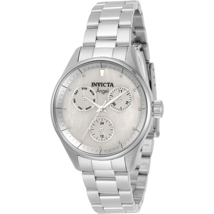 Invicta Women's Watch - Angel Quartz White MOP Dial Stainless Steel Bracelet | 31362 ,