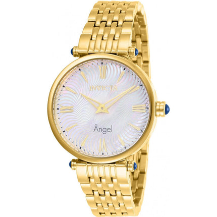 Invicta Women's Watch - Angel Quartz White Mother of Pearl Dial SS Bracelet | 27987 ,