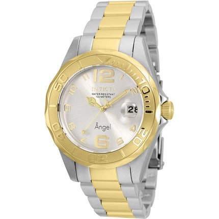 Invicta Women's Watch - Angel Silver Tone Dial TT Stainless Steel Bracelet | 36056 ,
