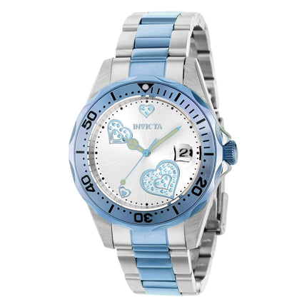 Invicta Women's Watch - Angel Two Tone Silver Tone and Ice Blue Bracelet | 39461 ,