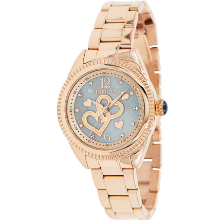 Invicta Women's Watch - Angel White Mother of Pearl with Double Heart Dial | 37121 ,