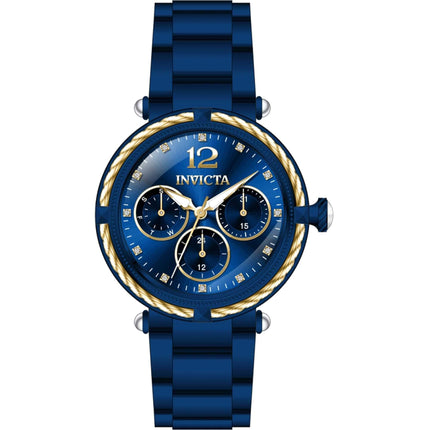Invicta Women's Watch - Bolt Date Display Quartz Blue Stainless Steel Bracelet | 43887 ,