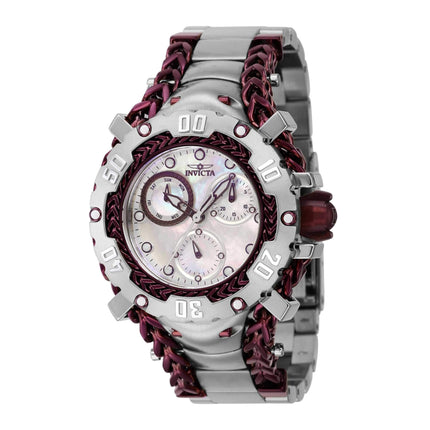 Invicta Women's Watch - Gladiator Quartz Burgundy Chain Accented Bracelet | 41110 ,