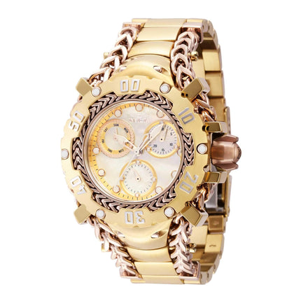Invicta Women's Watch - Gladiator Quartz Date Display Yellow Steel Bracelet | 41102 ,