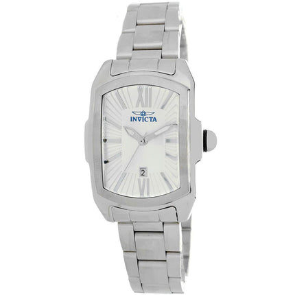 Invicta Women's Watch - Lupah Date Display Silver Tone Dial Steel Bracelet | 39787 ,